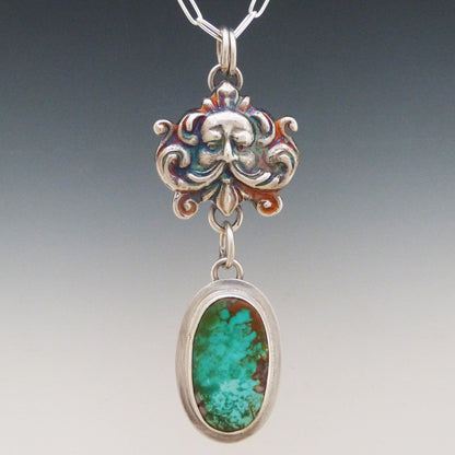 Antique Green Man Pendant