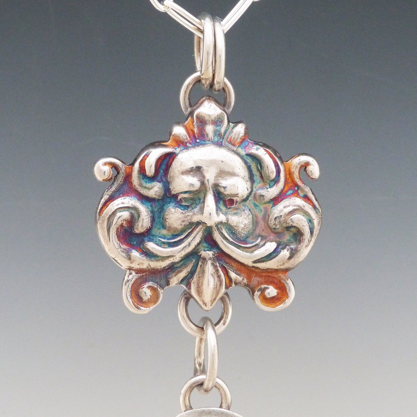 Antique Green Man Pendant