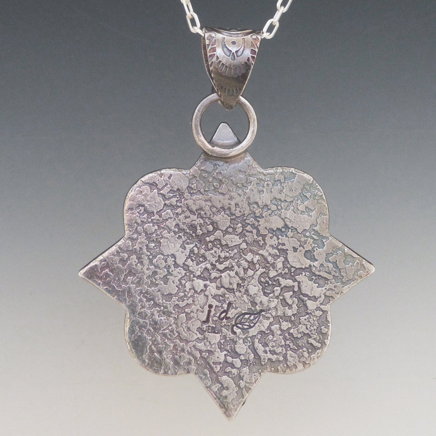 Pointed Turquoise Mandala Necklace