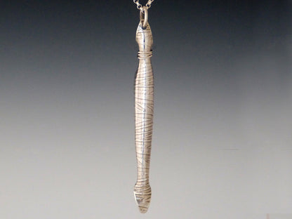 Sterling Pea Pod Pendant