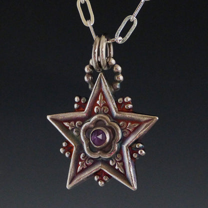Amethyst Star Necklace
