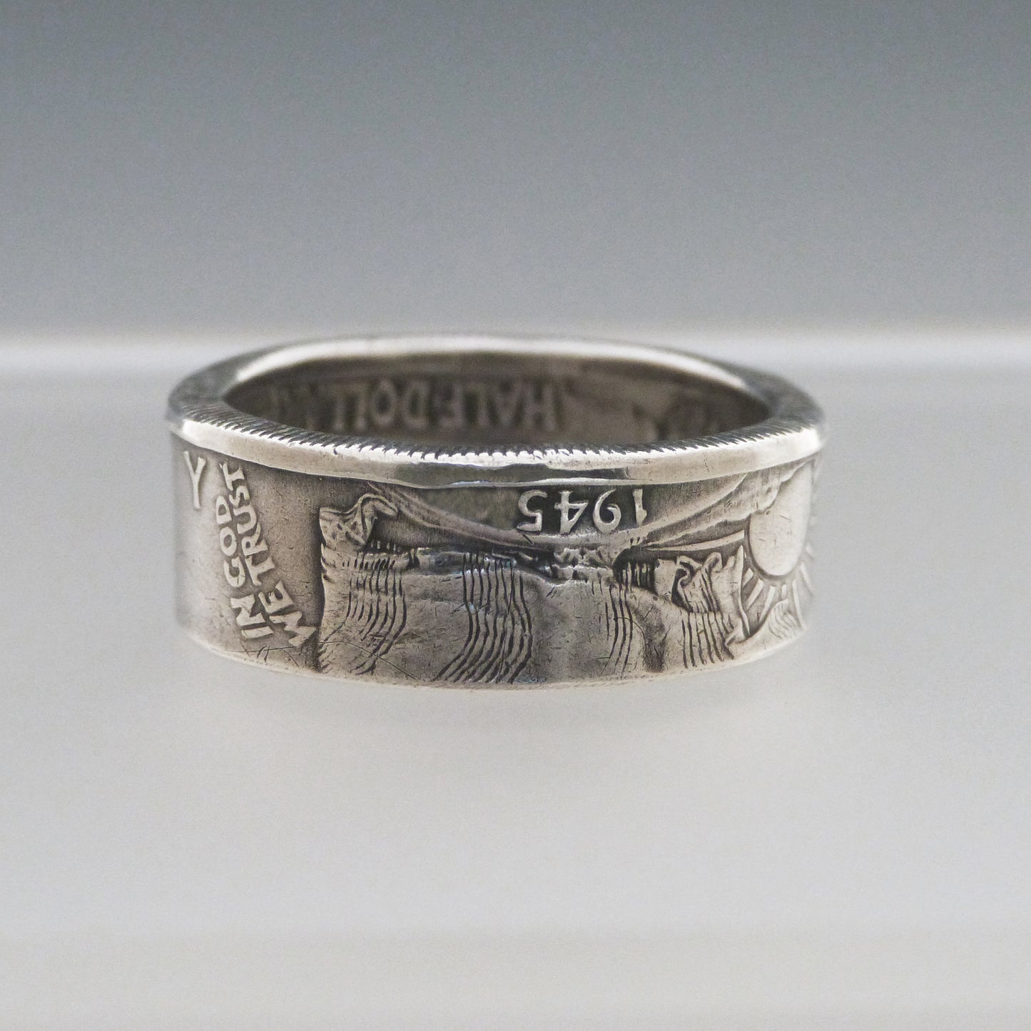 Walking Liberty Half Dollar Ring