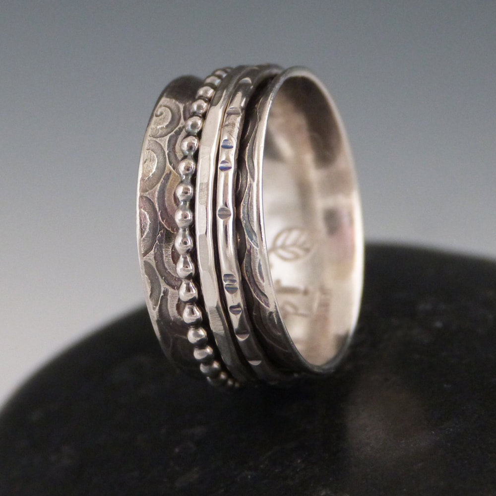 Silver Spin Ring